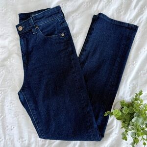 AG Adriano Goldschmied Dark Indigo Straight-Leg Jeans